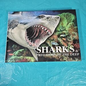 Sharks & Predators of the Deep, written by Susan Barraclough Hardcover Book
